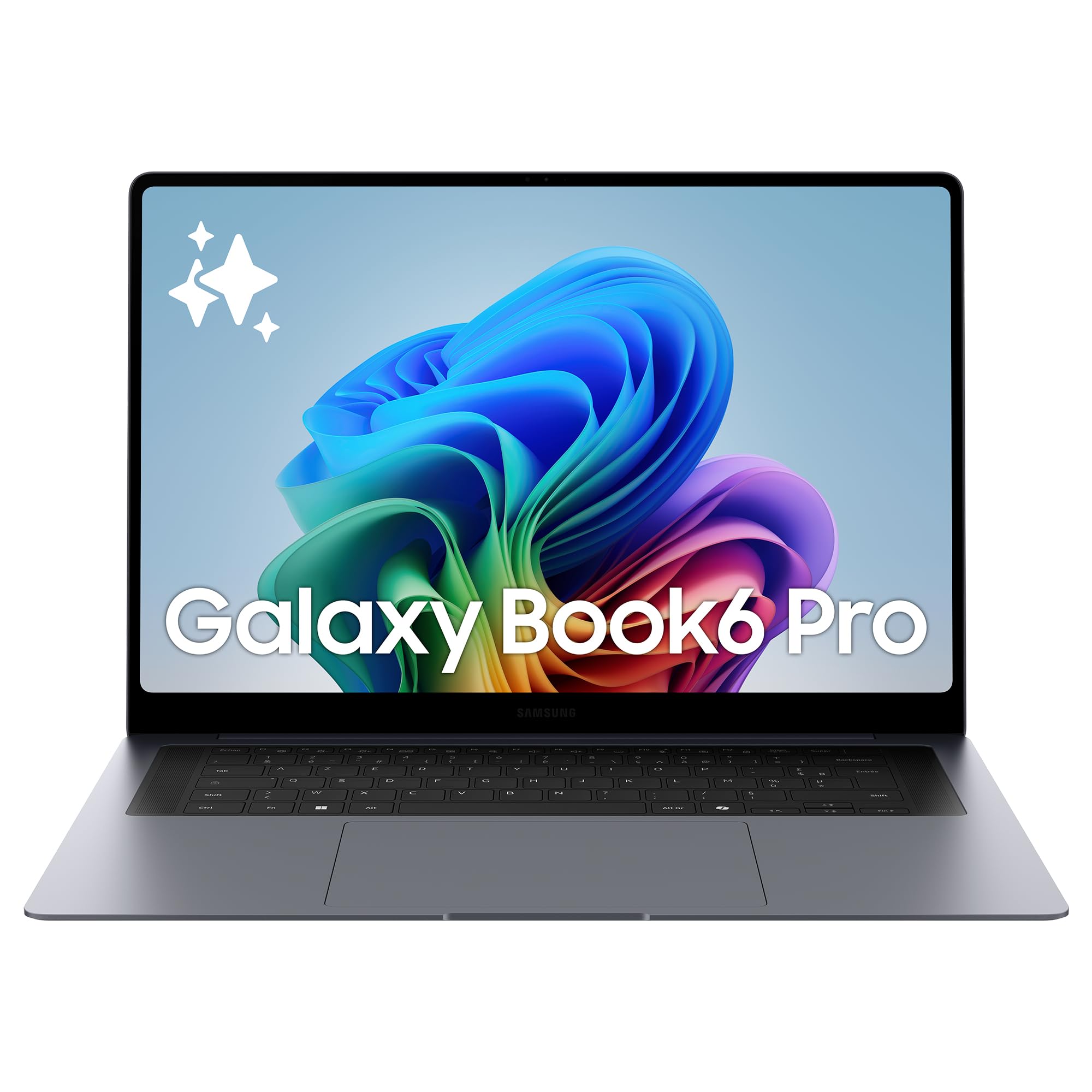 Samsung Galaxy Book6 Pro 16", Copilot+ PC, PC Portable avec IA, Processeur Intel Core Ultra 5, Mémoire 16 Go RAM, 512 Go SSD, Écran Tactile Dynamic AMOLED 2X, Batterie Haute Performance, Anthracite