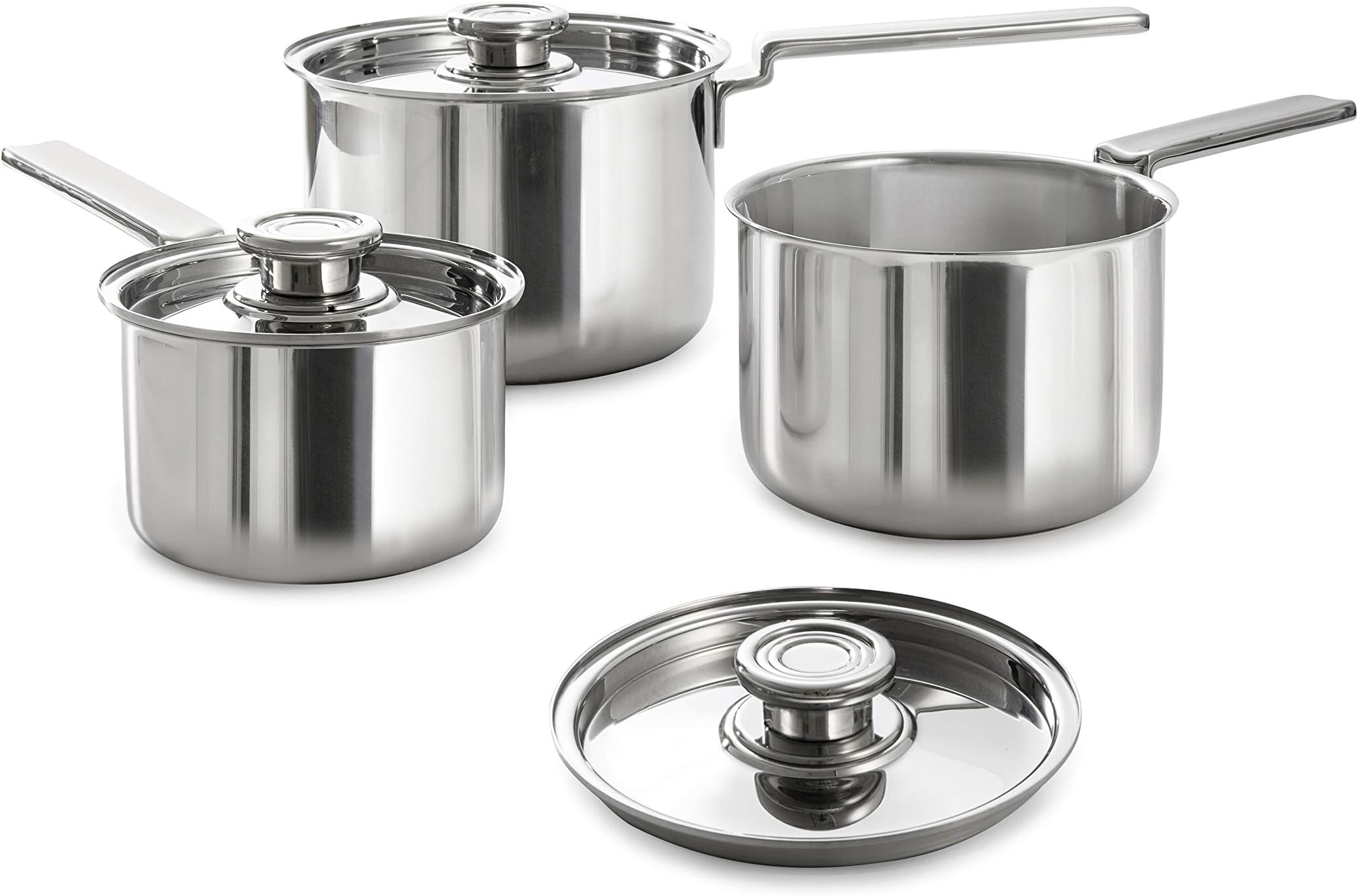 Robert Welch Campden Cookware Saucepan Set, 3 Piece