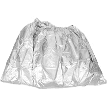 Golf Cart Protective Cover Outdoor Zipper Rain Cover Person Golf Carts Easy Installation Silver