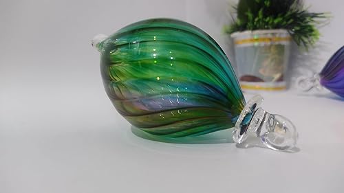 Miniatura 1 de multi color mixed Christmas ball ornaments handmade blown glass Hanging Ornaments blown glass 3.5 inch