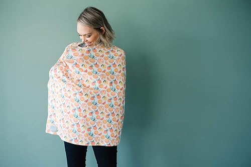 Miniatura 3 de Funda para asiento de coche para bebé, toldo y funda de lactancia multiusos elástica 5 en 1, regalo cítrico Copper Pearl