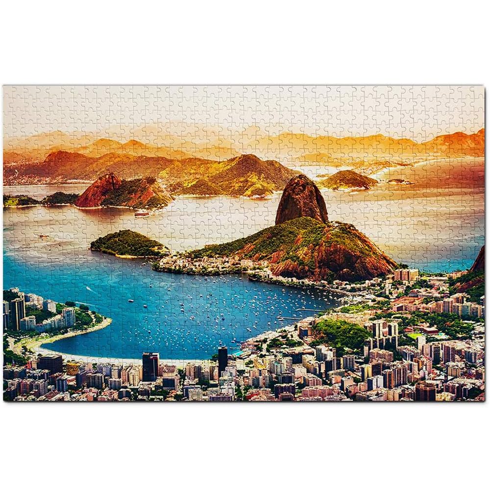 2000(100x70cm) piezas de rompecabezas, Brasil Río de Janeiro Brasil Puzzle Adulto Regalo de Viaje Recuerdos
