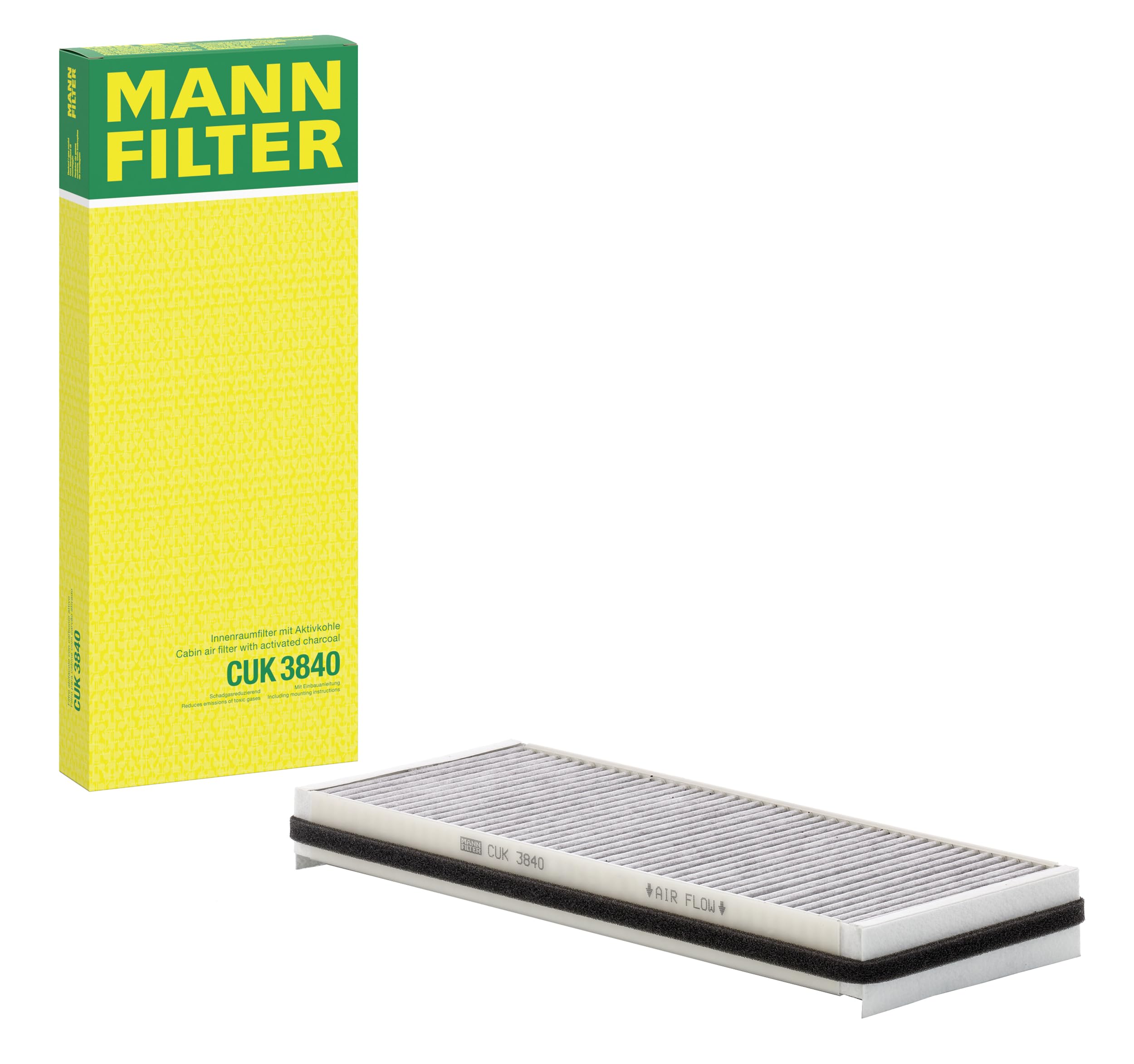 Cabin filter Eng.compart. middle, below plenum chamber cover CUK 3840