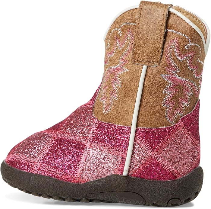 Обувь Roper Cowbabies Glitter Blocks (Infant/Toddler) — фото 2