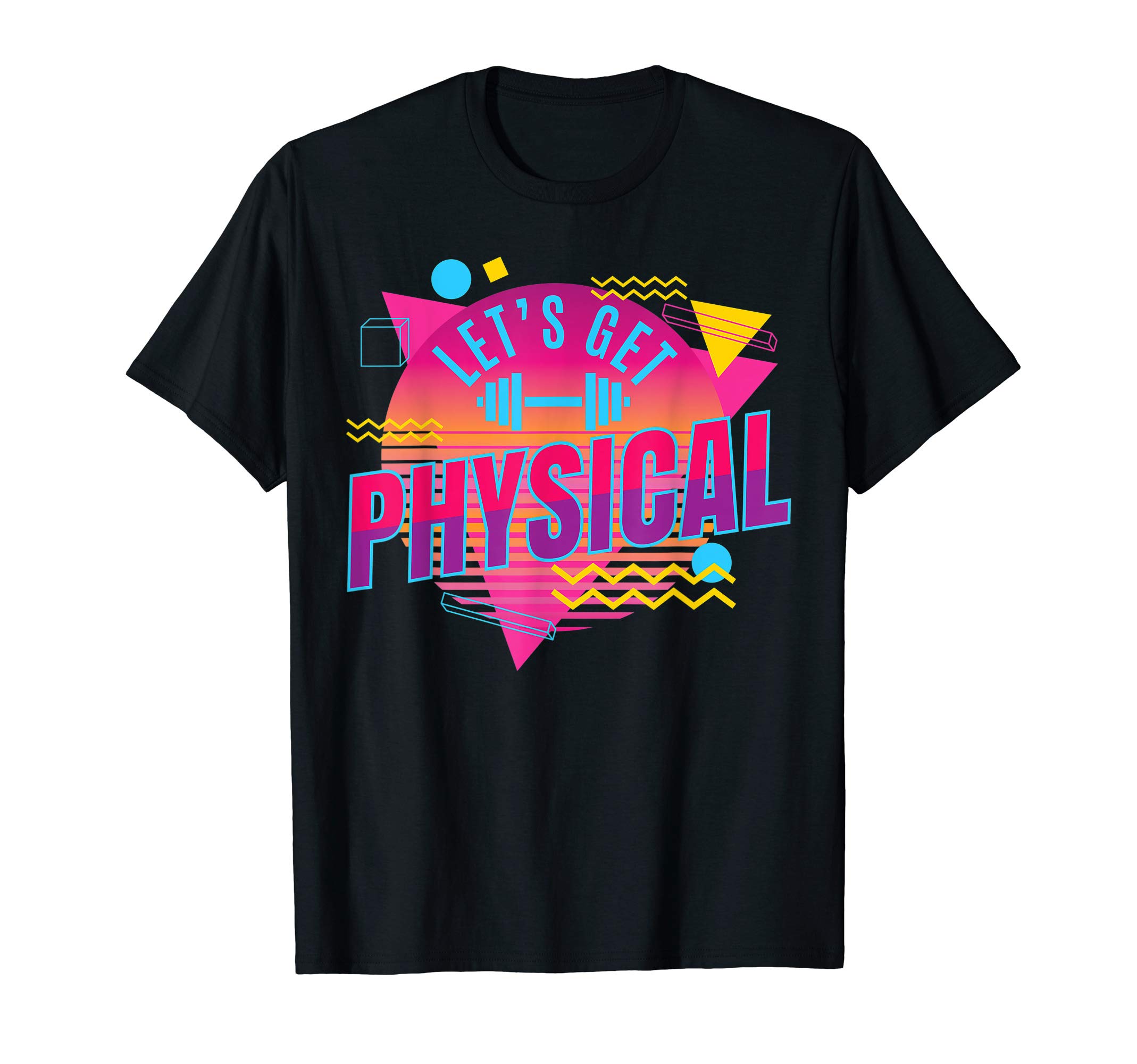 80s SMMBYVLets get physical | Totally Rad 90s Style Workout Gym Retro T-Shirt