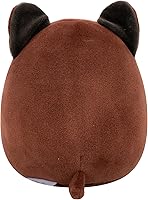 Vista 3 de Squishmallows Mario The German Shepard original de 5 pulgadas – Peluche oficial de Jazwares (pequeño)