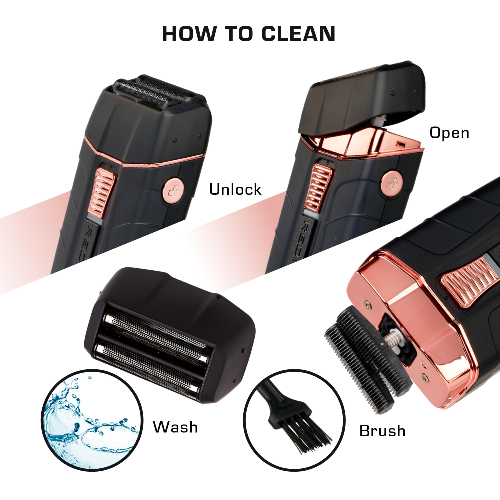 未使用 西洋剃刀 MANASLU RAZOR M55 赤松工房 Amazon.com: RED Pro Titanium Foil Shaver Cord/Cordless Shaver for