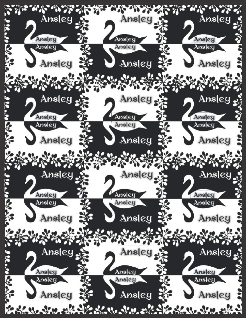 ANSLEY: Beautiful Ansley Present - Perfect Personalized Ansley Gift (Ansley Notebook / Ansley Journal)