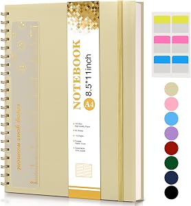 a4 spiral notebook 8 5x 11 large jo...