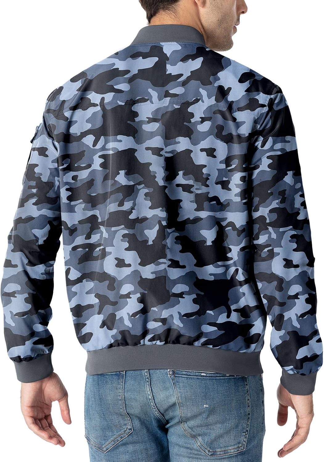 Rdruko Men's Lightweight Bomber Jacket Causal Fashion Stylish Windbreaker Light Jacket - Image 2