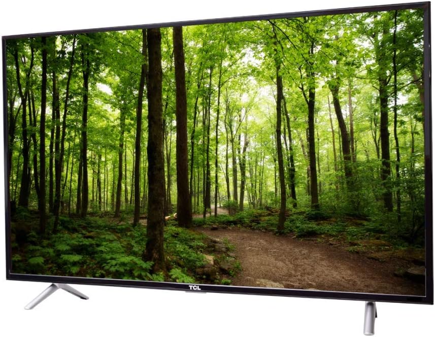 Costat esquerre view of TCL 32S312 Smart TV showing ports