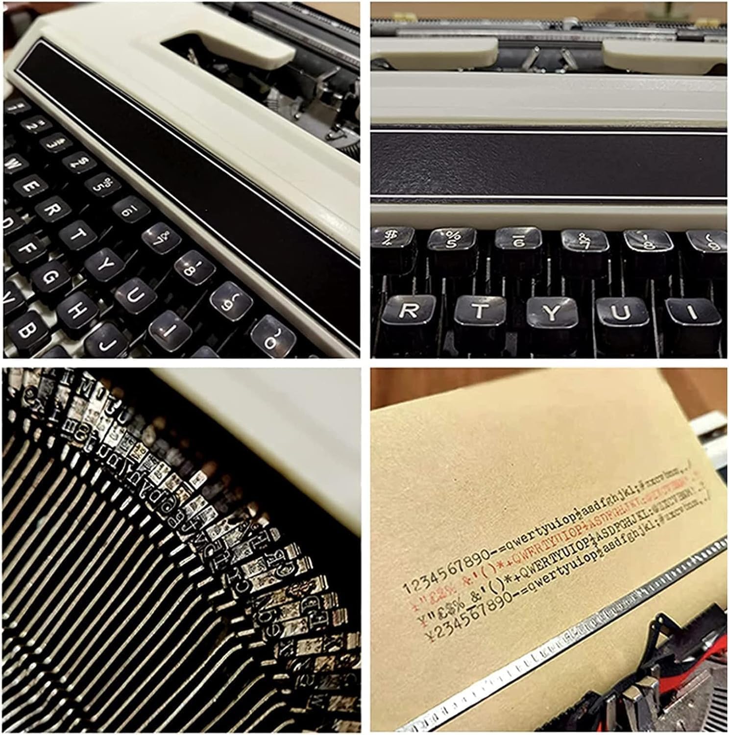 Macchina da Scrivere Manuale Antica, Classica Macchina da Scrivere Meccanica, Arredamento per Ufficio, scrivania