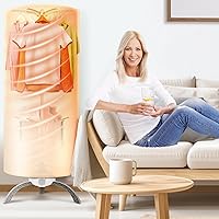 Vista 7 de Secadora de ropa portátil de 900 W – Minisecadora compacta para apartamentos pequeños, secadora de ropa eléctrica de secado rápido con gran