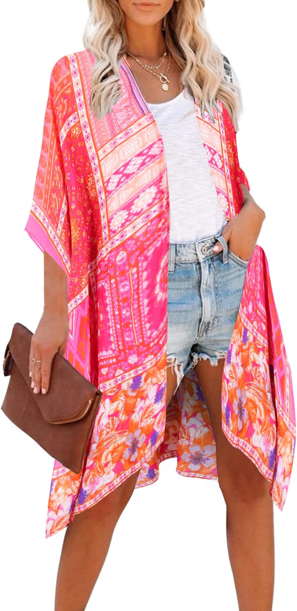 Women Summer Bikini Kimono Bathing Suit Cover Ups for Swimwear