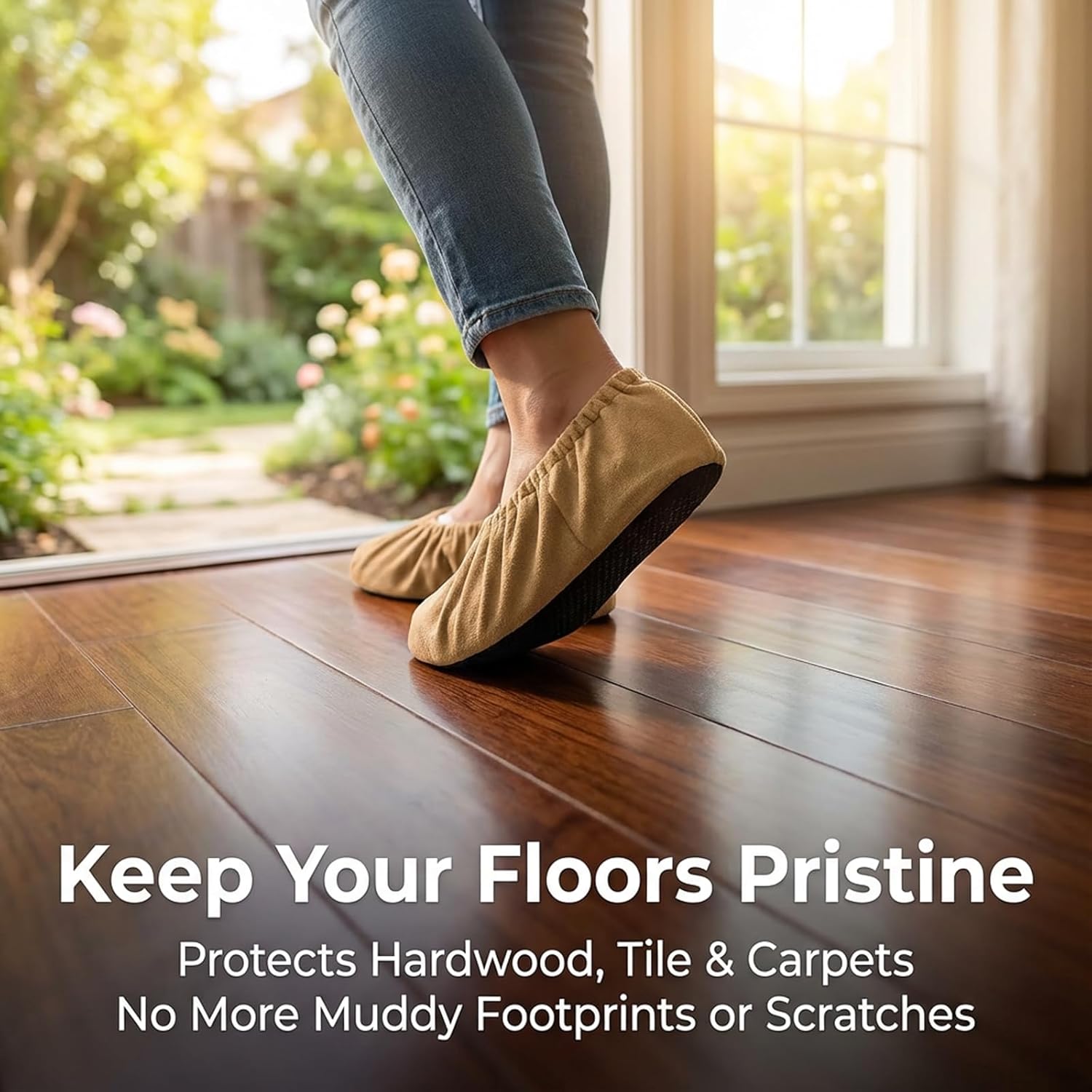 11 Pcs Reusable Non Slip Shoe Covers, 11 Colors Washable Foot Boot Shoes Covers Soft Thickened Shoe Protectors Cover for Indoors, Home, Office, Laboratory - Image 5