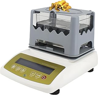 Goldreinheitstestermaschine, Goldreinheit Inhalt Detektor Gold K Value Tester Gold- Und Silberdichte Messgerät, Maximales Gewicht 300 G, Dichteauflösung 0,001 G/cm³