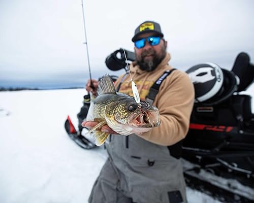 Miniatura 3 de Northland - Cuchara de sonajero de pesca en hielo, varios tamaños y colores para lucioperca, perca, panfish y trucha