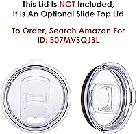 Vista 7 de Taza de viaje con texto en inglés "TRYING NOT RAISE LITTLE JERKS 20oz" con pajita grabada con láser, con divertidas citas, compara con Yeti Rambler