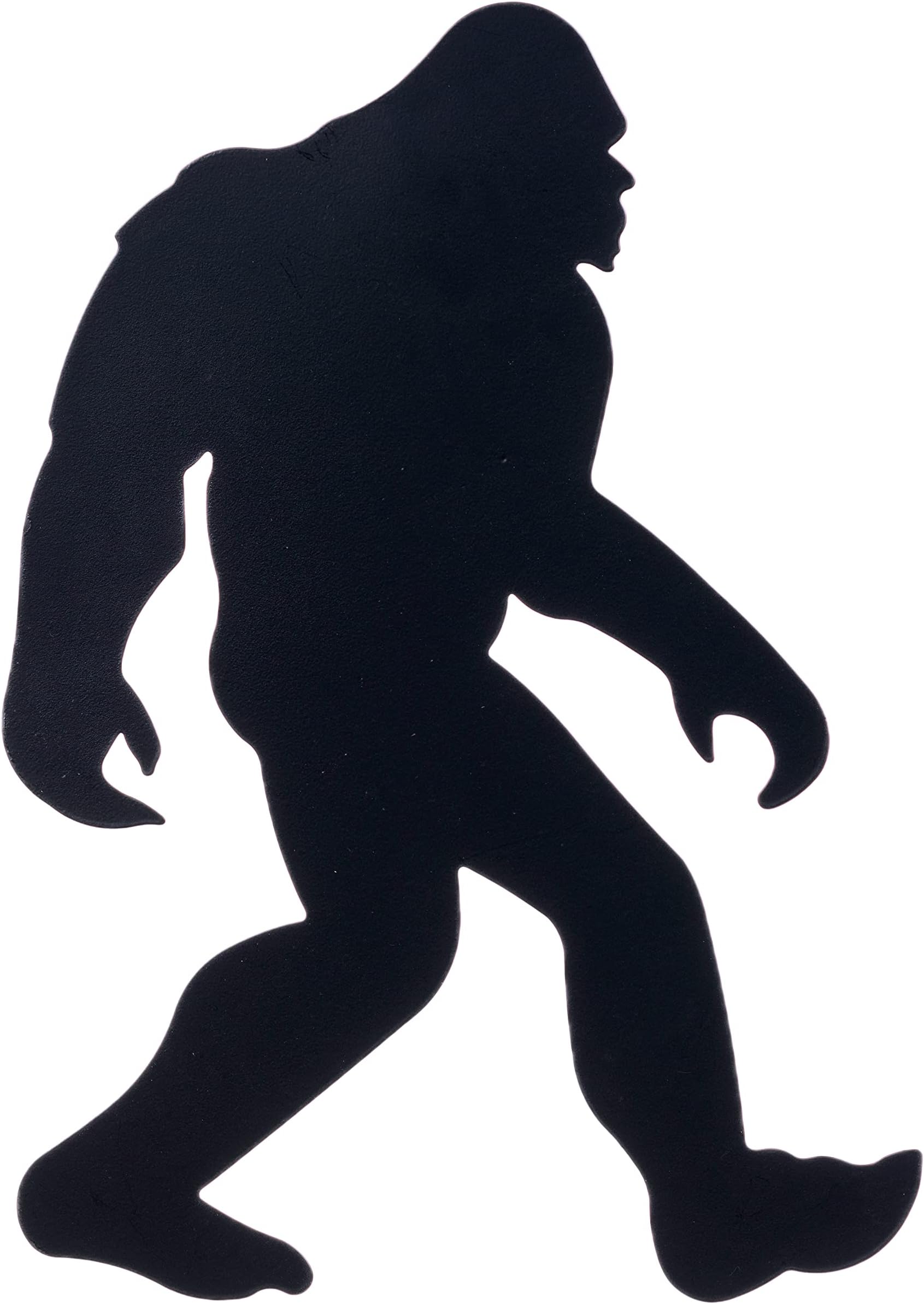 Pine Ridge Bigfoot Sasquatch Silhouette Metal Sign, Indoor Outdoor Door Hanger Home Decor, Heavy Duty Wall Hanging Display for Home, Patio, Kitchen, Toilet and Bathroom, 16”
