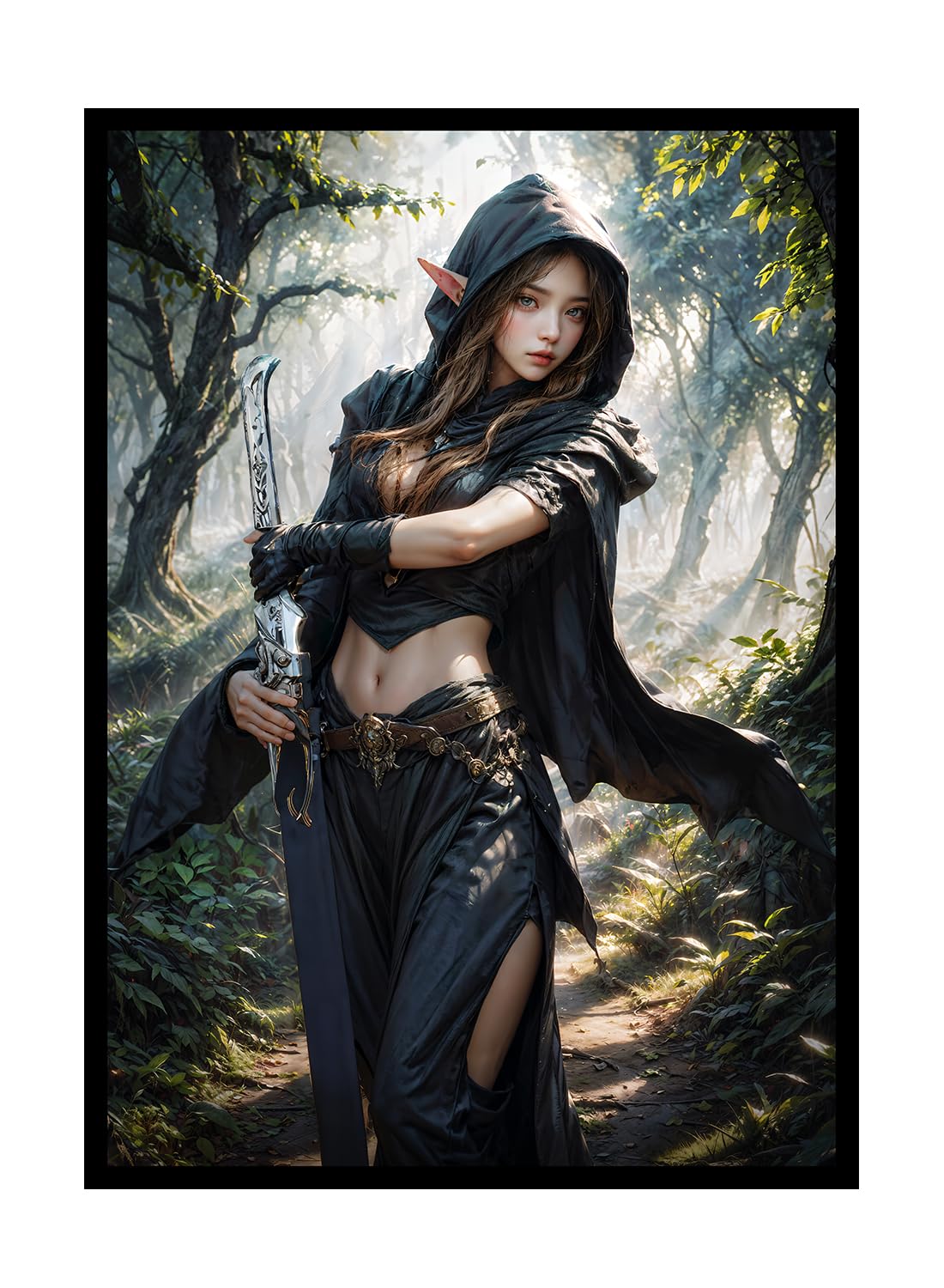 sexy mtg card sleeves Valindra Elmourne Queen's Vanquisher Size 100 Glossy Trading (FN10S) Each pack contains 100 TCG trading card sleeves that are 66mm x 92mm in size Sexy Japanese card sleeves. What