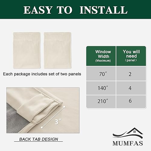 Miniatura 10 de Cortinas de terciopelo de piedra pizarra para sala de estar, cortinas gruesas y pesadas para puertas corredizas de patio, paneles de privacidad para