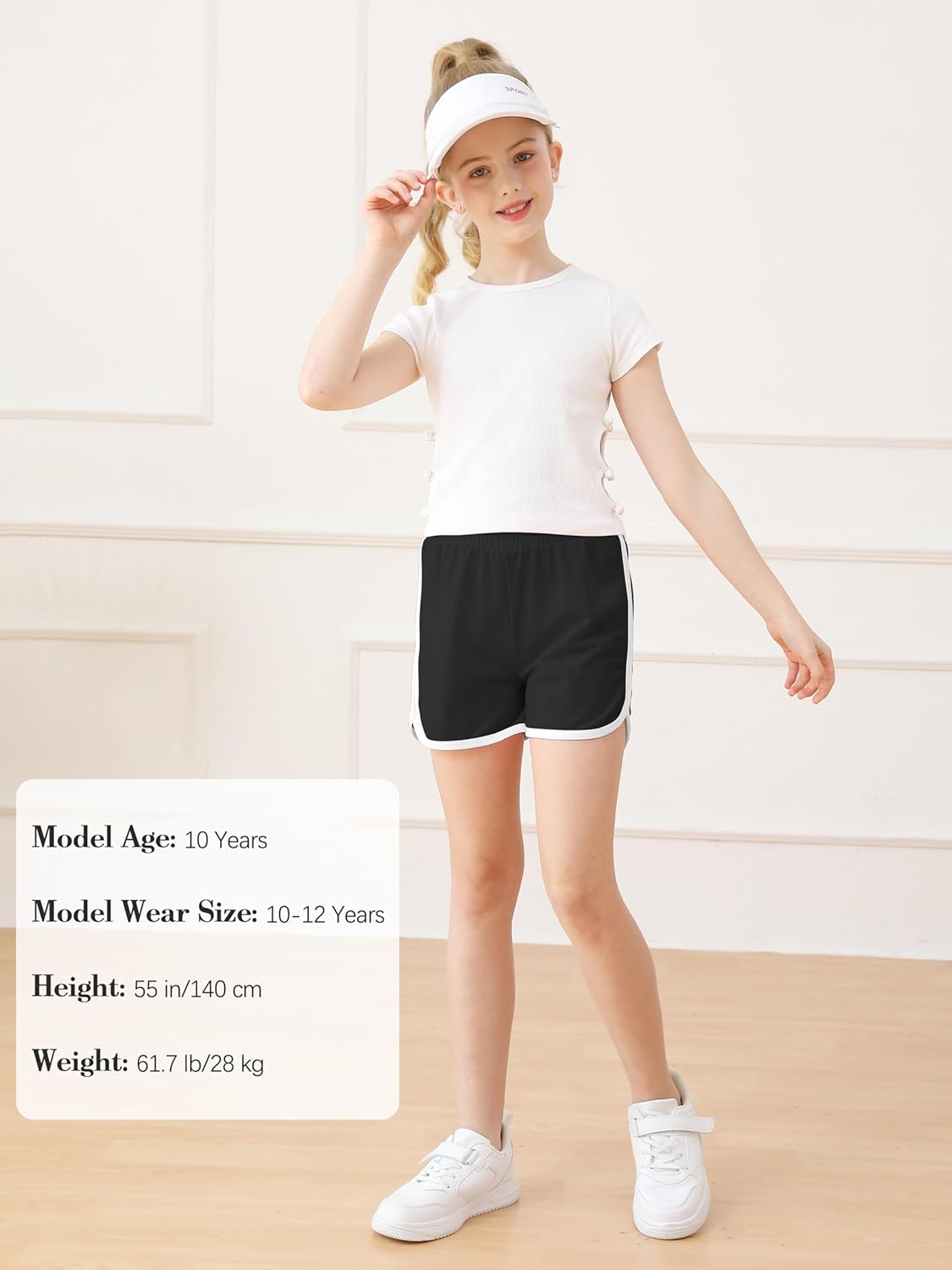 Resinta 4 Packs Girls Soccer Shorts Toddler Girls Athletic Shorts Quick Dry Workout Dolphin Kids Active Shorts - Image 5