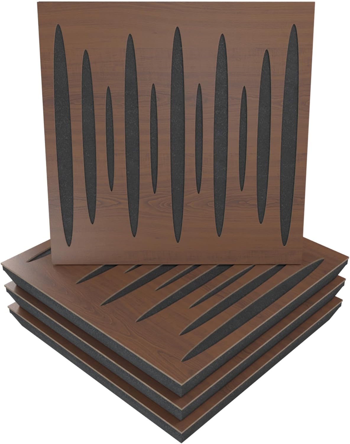 4 Pack — Sound Absorption-Diffuse Acoustic Panel | 50x50x5cm ...