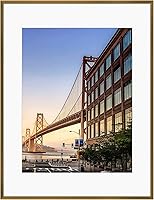 Vista 53 de Frametory, marco de fotos de aluminio de 16x20 - Marco negro de 16 x 20 con alfombrilla extraíble para foto de 11 x 14 - Marco de metal duradero