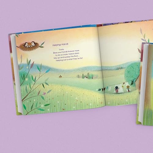 Miniatura 2 de My Little Book of Blessings - Libro personalizado, edición de lámina dorada, tapa dura (cubierta de lámina dorada)  8.5 x 8.5 pulgadas  I See Me!