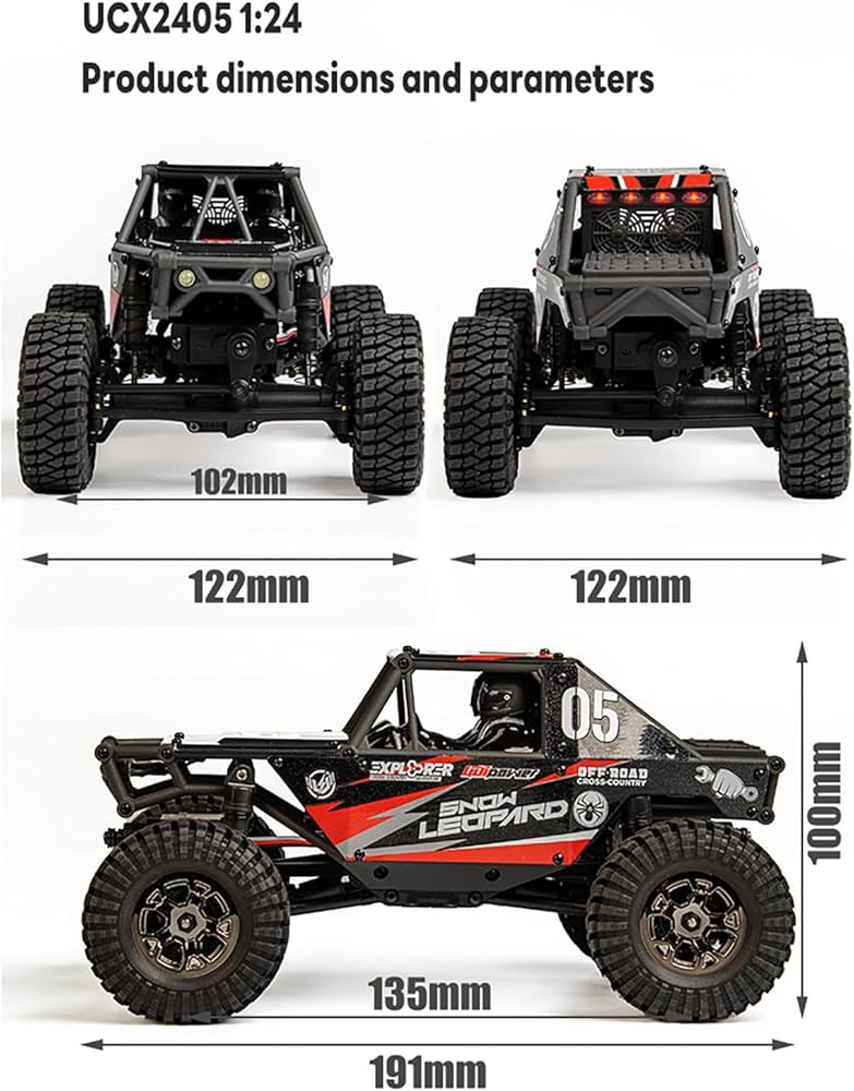 UDI R/C UCX2405 PRO ブラシレスモーター　4WS モデル Amazon.com: wheelfun 1/24 4x4 UDI RC UCX2405PRO RC Rock Crawler