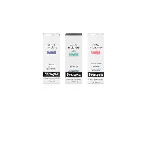 Miniatura 7 de Neutrogena Crema hidratante facial y cuello de glicerina sin aceite para piel combinada, ligera, absorbente de aceite para un mate natural suave, 4