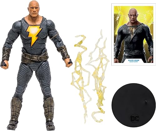 Vista 7 de McFarlane Toys DC Black ADAM Movie 7IN Figuras - ADAM negro (disfraz de él)