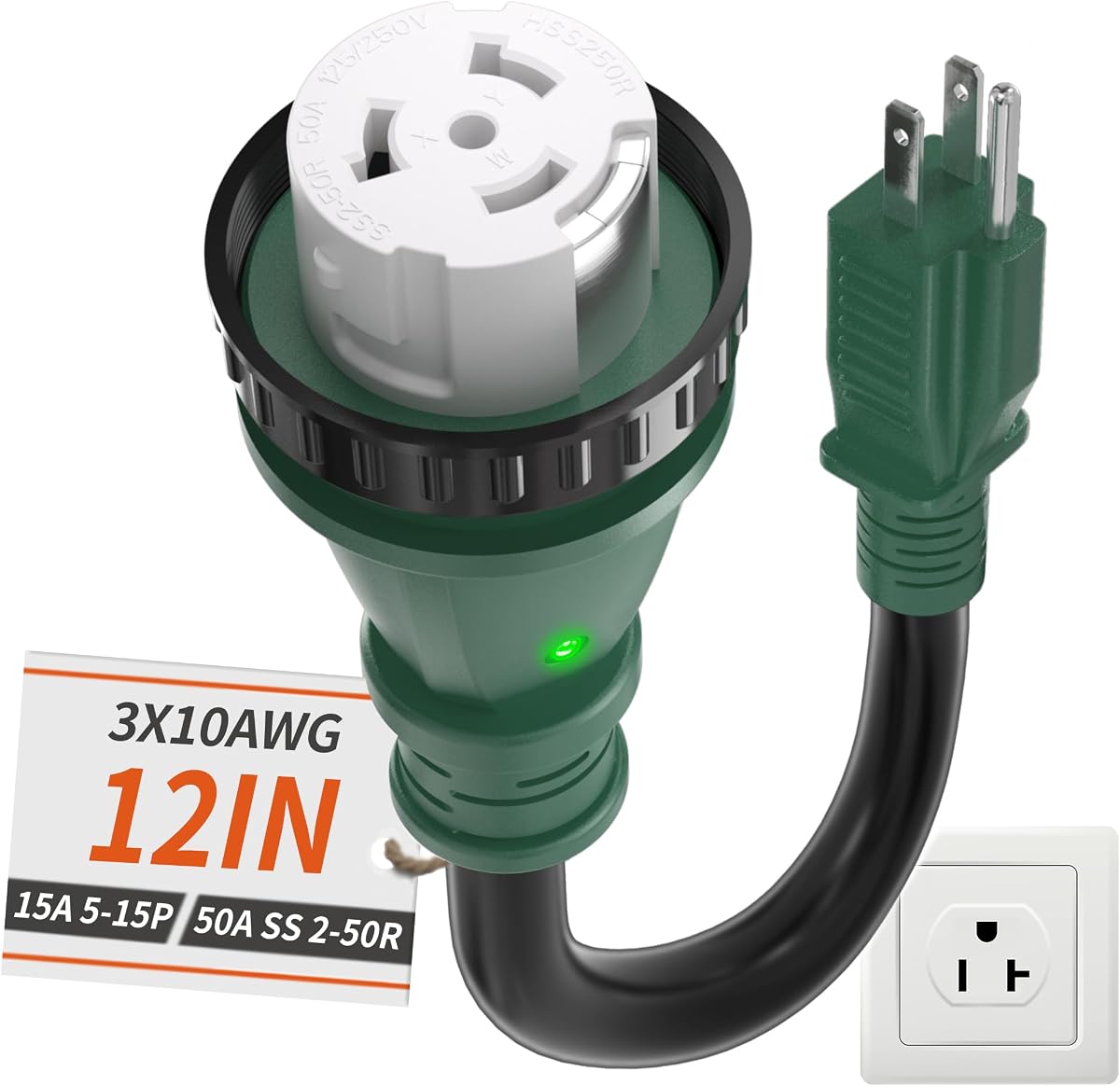 PlugSaf 50 Amp to 110