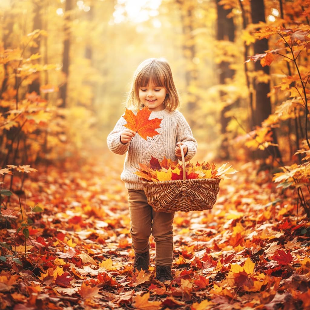 3 PCS Picnic Basket Natural Solid Wicker Storage Basket Fit Garden and Home Decor, Rustic Willow Fruit Vegetable Trug Basket for Picnics, Camping, Veg Picking, Outdoor, Weddings, Mother's Day