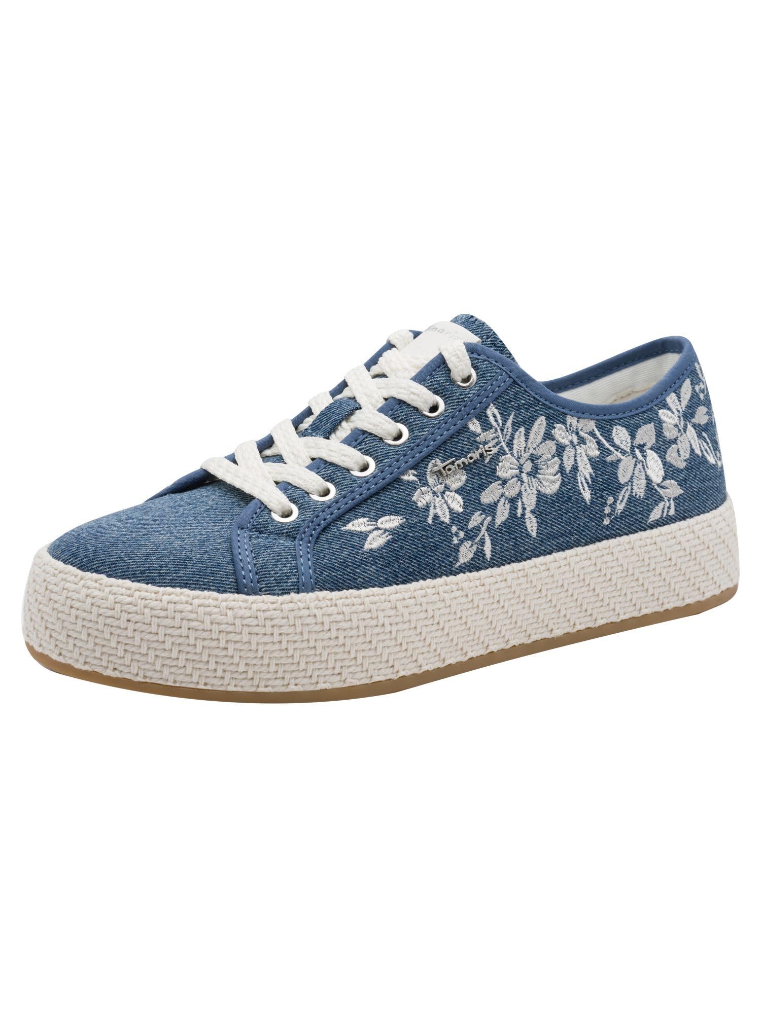Tamaris Women Sneaker Low blue 7.5 UK