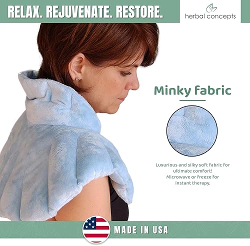 Miniatura 8 de Almohadilla cobertora para hombro y cuello de Herbal Concepts, HCFANC-M, Mauve, 1, 1