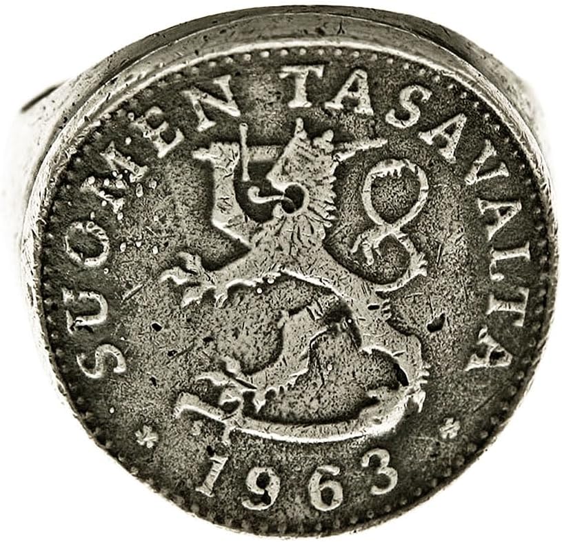Finnish coin silver ring