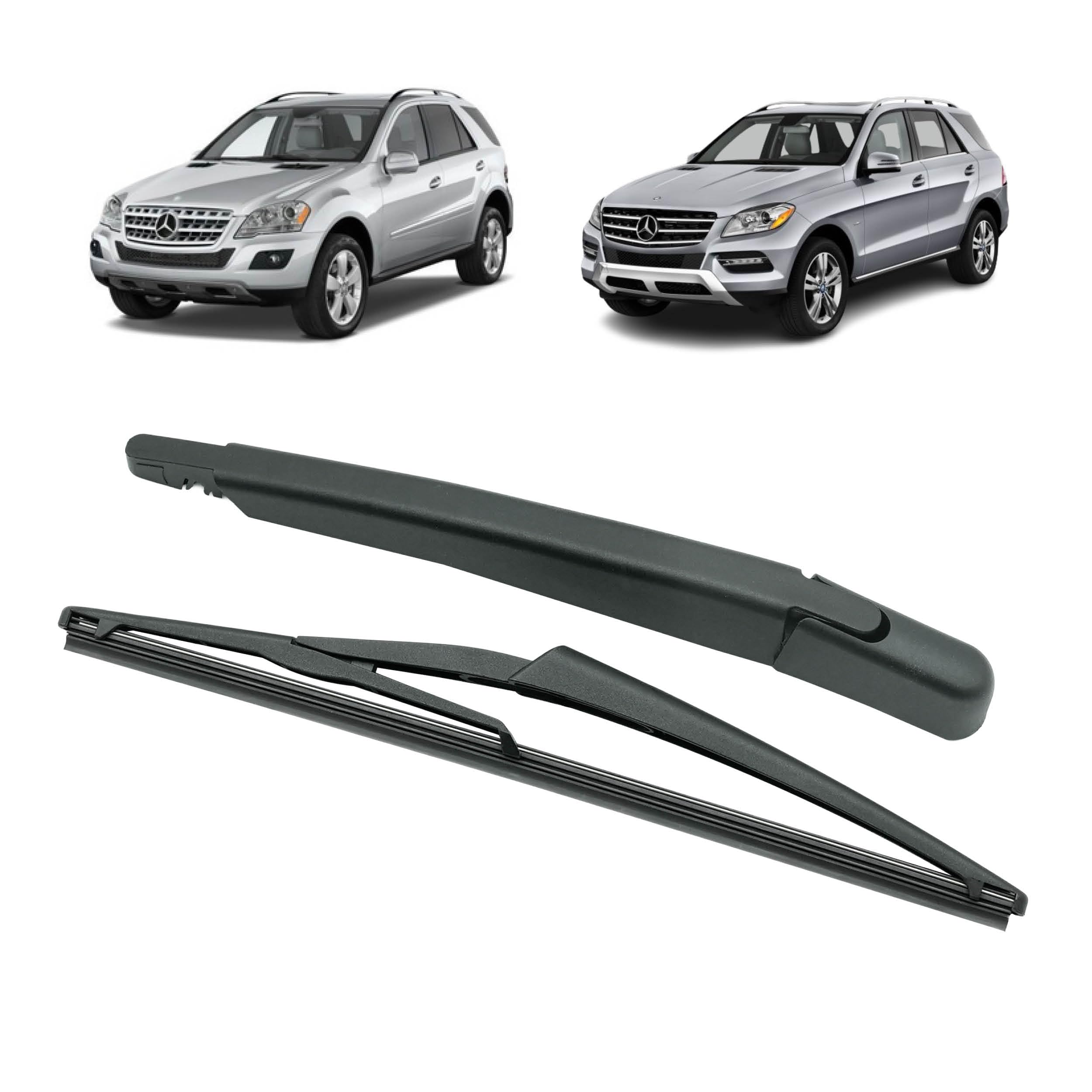 Brazo limpiaparabrisas trasero compatible para Mercedes ML W164 (2005-2012) y W166 (2011-2015). CON ESCOBILLA TRASERA. 1648200744