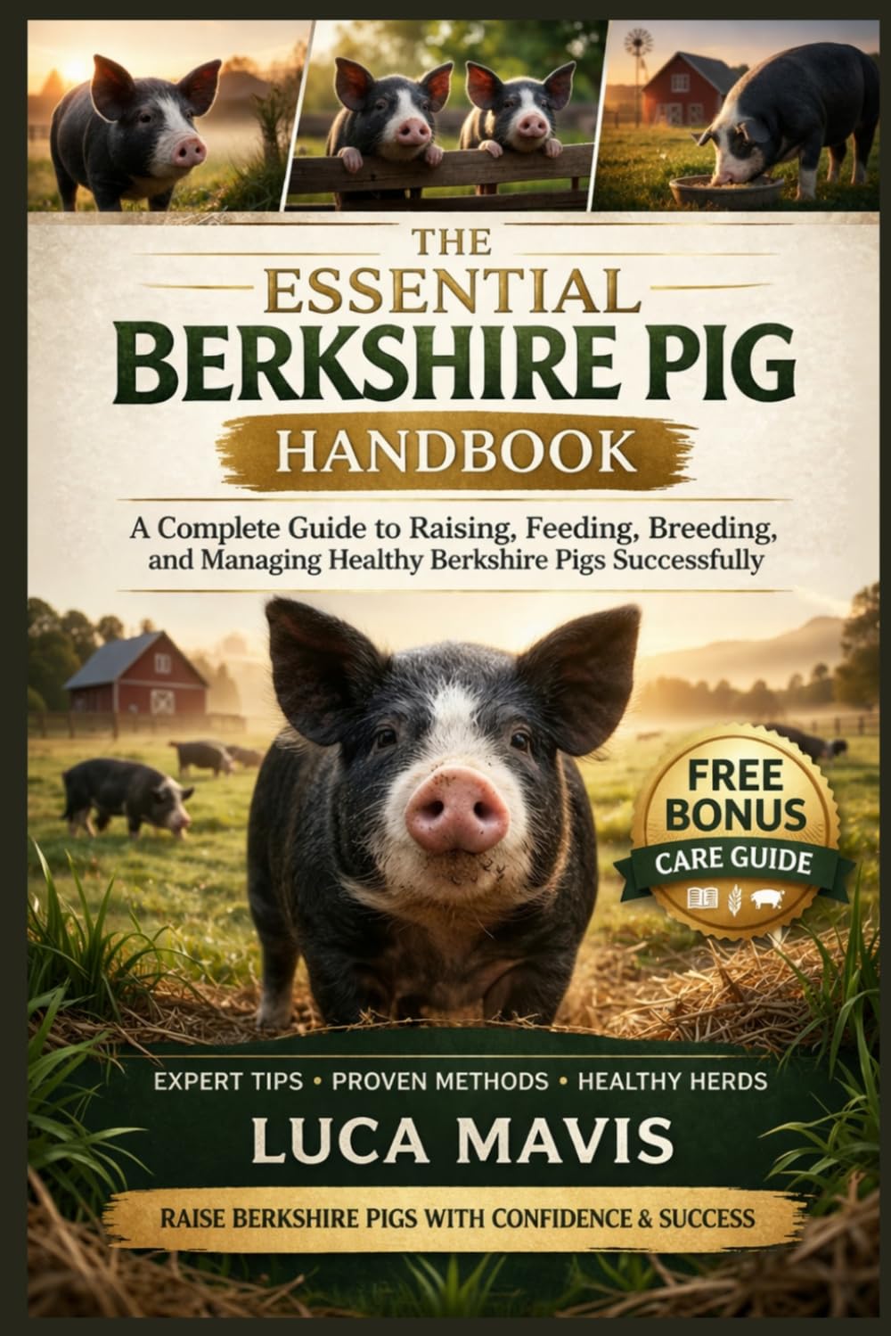 THE ESSENTIAL BERKSHIRE PIG HANDBOOK: A Complete Guide to Raising, Feeding, Breeding, and Managing Healthy Berkshire Pigs Successfully