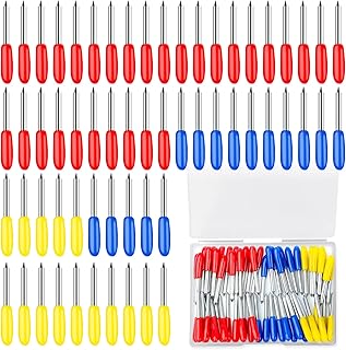 60PCS Cutting Blades for Explore Air 2 /Air 3/Maker Expression, ProChosen 15pcs 30° 30pcs 45° 15pcs 60° Plotter Blades Deep Cut Fine Point Cutting Blades Replacement for Explore Air Replacement Blades