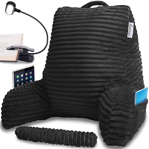 Homie Reading Pad Reading Light and Wrist Rest – Black