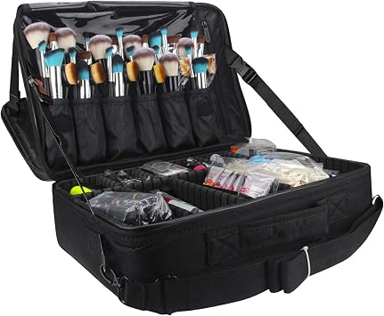 Set de maquillaje Cosmetic Lab total beauty con maletín plata 1 pza |  Walmart