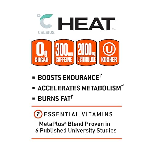 Miniatura 8 de Bebida energética Celcius Heat 12latas de 16onzas 1