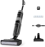 Rowenta X-Clean 4 Aspirateur Balai Laveur sans Fil, Aspiration et Lavage Puissant, Intelligent, Autonomie 50min, Autonettoyage GZ5036WO, Gris - 1