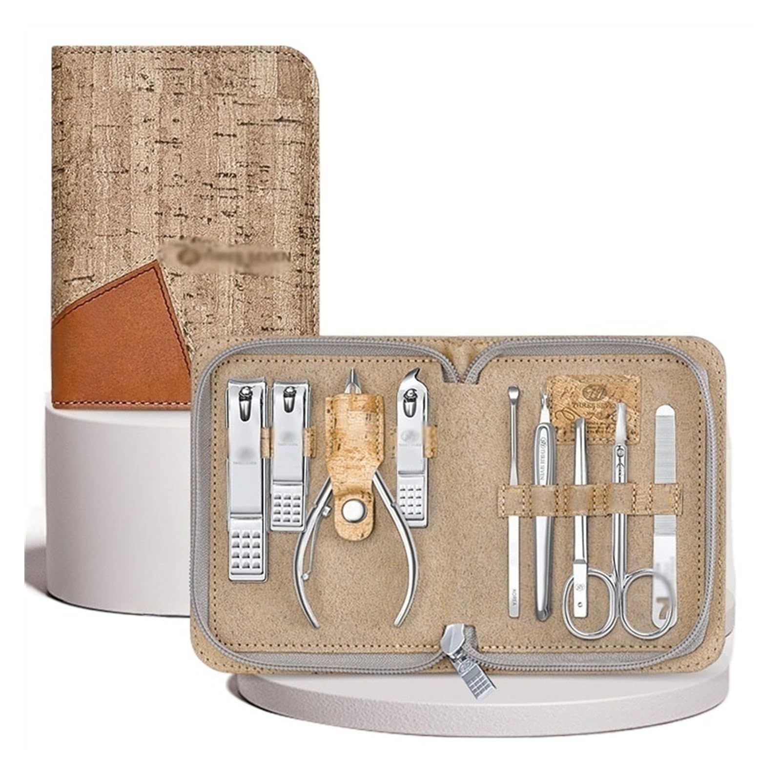 Zestaw do manicure zestaw do manicure profesjonalny zestaw do strzyżenia paznokci 8/9/10/11 sztuk zestaw do pielęgnacji paznokci ze stali nierdzewnej, zestaw do pielęgnacji pedicure, z przenośnym
