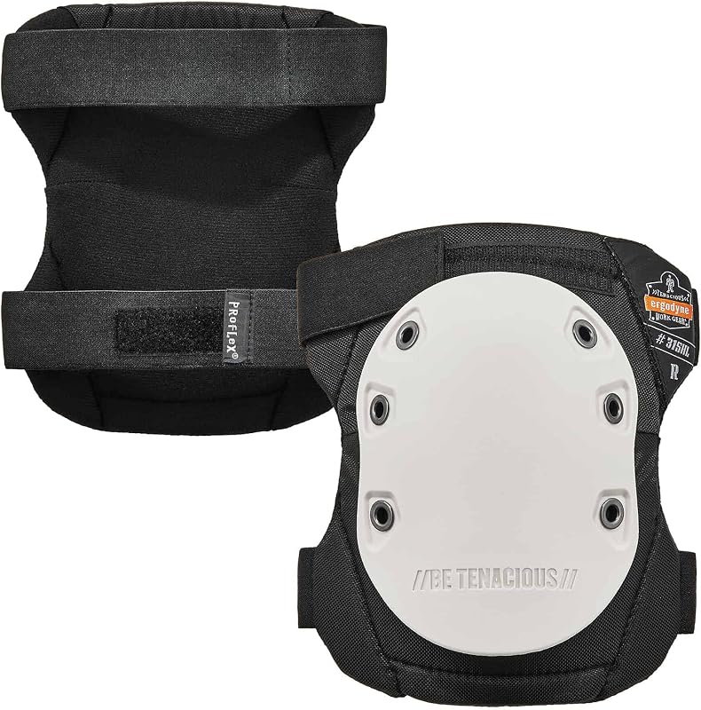 Ergodyne ProFlex 315HL Textured Cap Knee Pads, Hook & Loop Closure