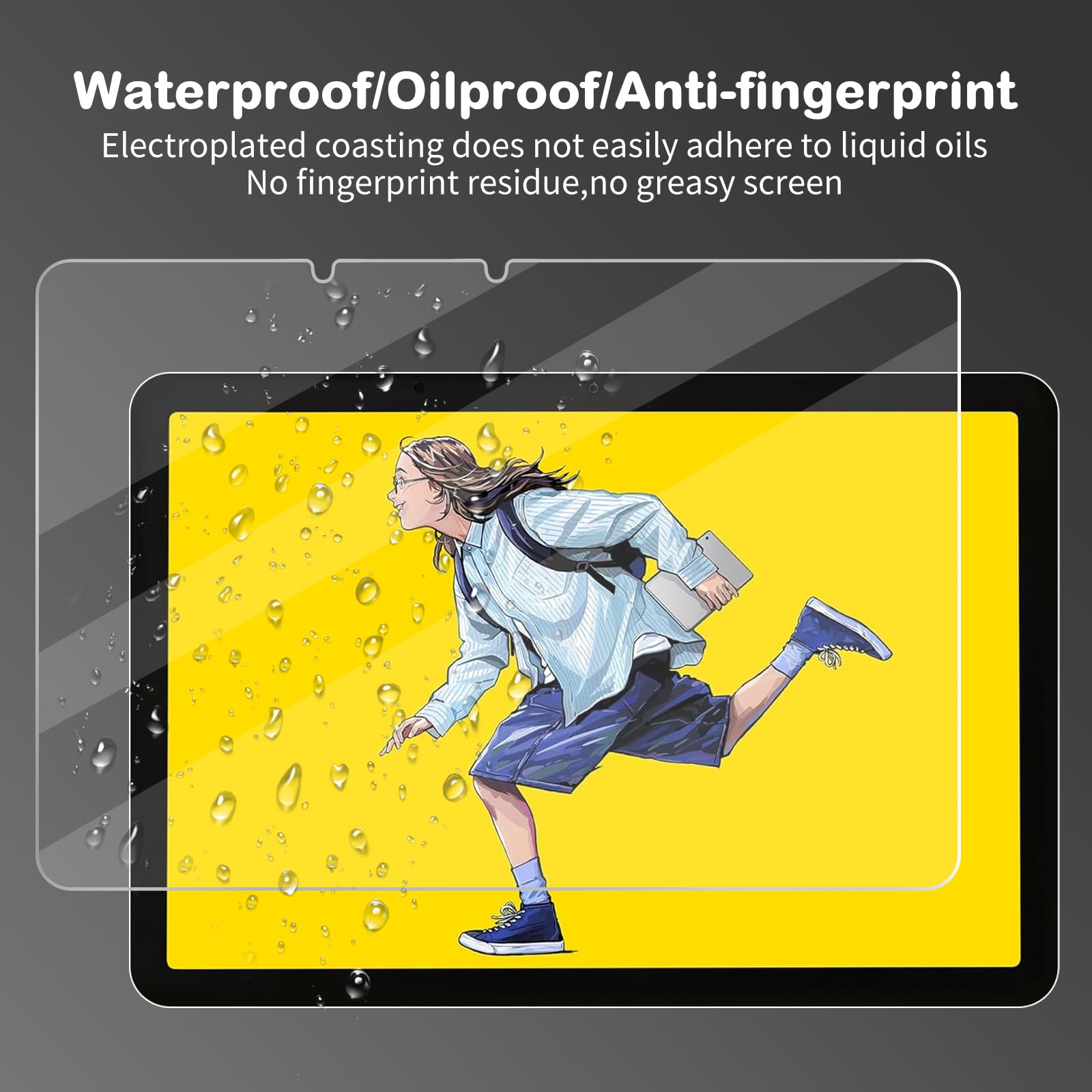 Blendfreie Displayschutzfolie für Wacom MovinkPad 11 Drawing Tablet, Anti-Fingerabdruck, kratzfest, Papiergefühl, Nano-Matte, PET-Softfolie, 2 Stück (matt)