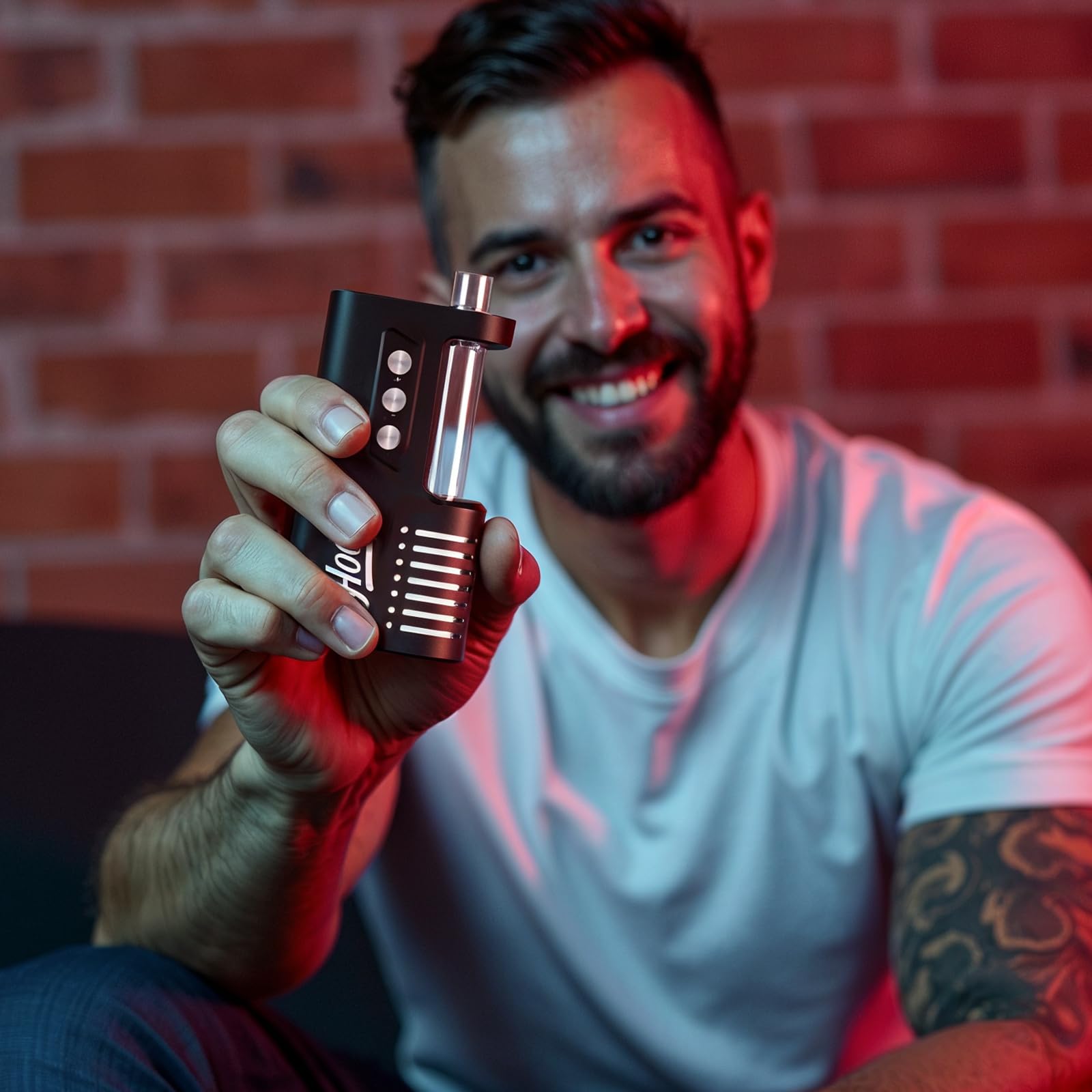 HOOLOO Kräuter Vaporizer – Premium Tragbarer Verdampfer Mit 30s Schneller Erwärmung, 2600 mAh Akku, OLED Display Und Temperaturregelung, Einfache Reinigung