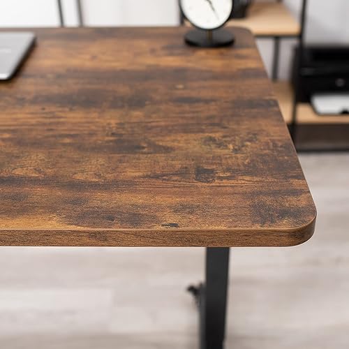 Vista 41 de VIVO DESK-TOP60G - Mesa universal de una pieza de 60 x 24 pulgadas, color gris oscuro, para marcos de escritorio estándar y sentados a pie, altura