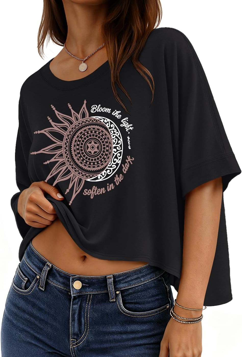 Oversized Tshirts for Women Summer Graphic Half Sleeve